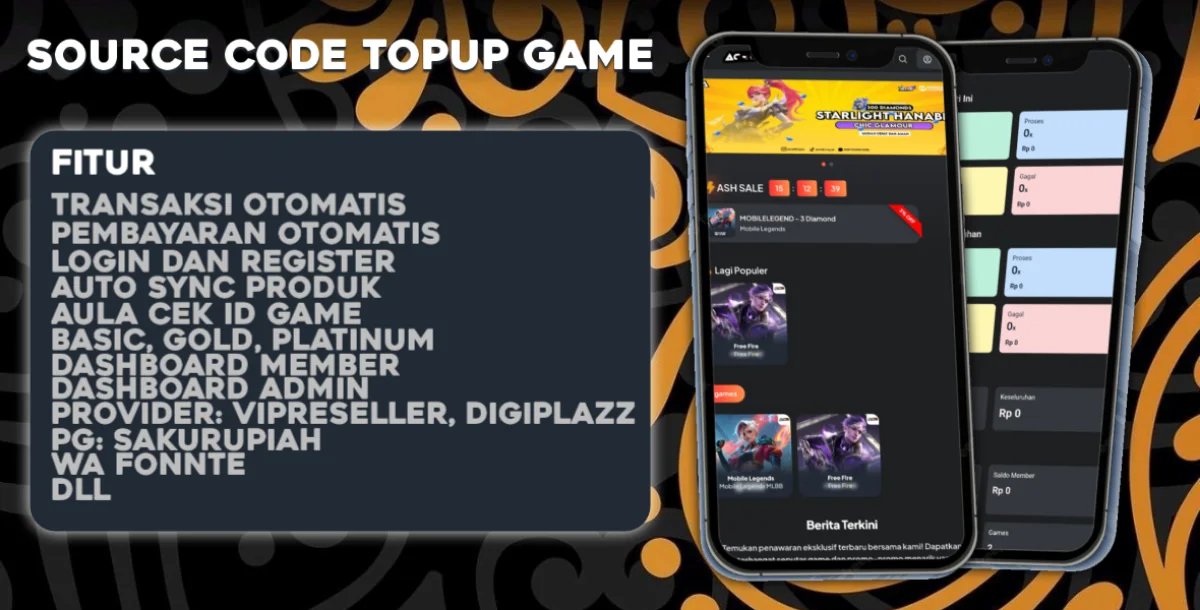 Source Code Topup Game pg sakurupiah